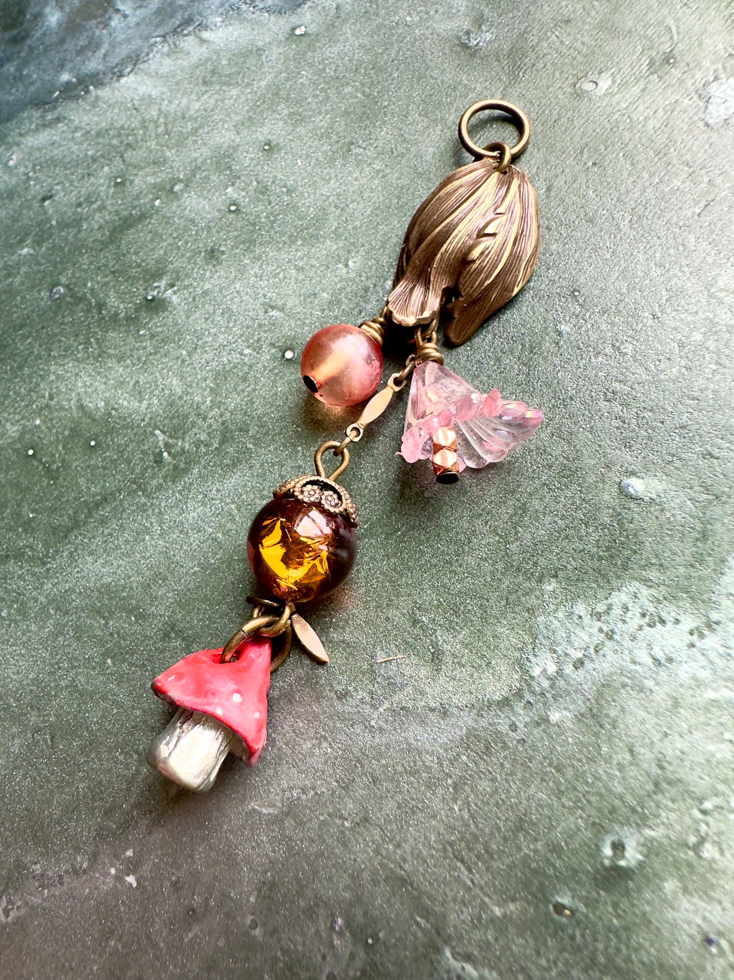 Wildflower Sigil - Vintage Drop Pendant Kit - Vintaj Idaho Design - 11/5/2025