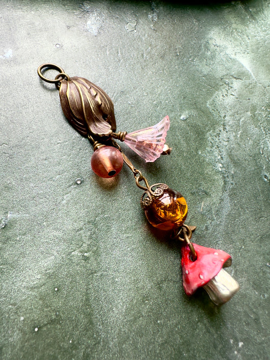 Wildflower Sigil - Vintage Drop Pendant Kit - Vintaj Idaho Design - 11/5/2025