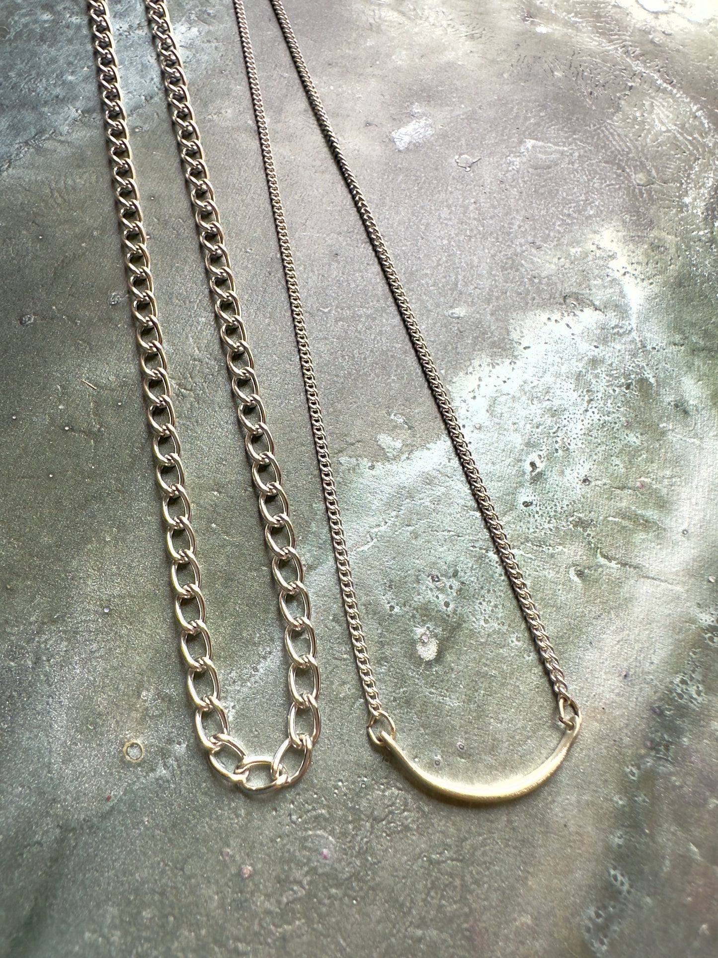 Sterling Silver Finished Necklace Chain Set - Vintaj Idaho Design - 11/5/25