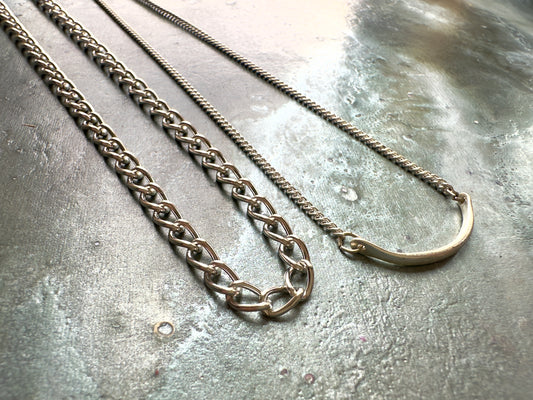 Sterling Silver Finished Necklace Chain Set - Vintaj Idaho Design - 11/5/25