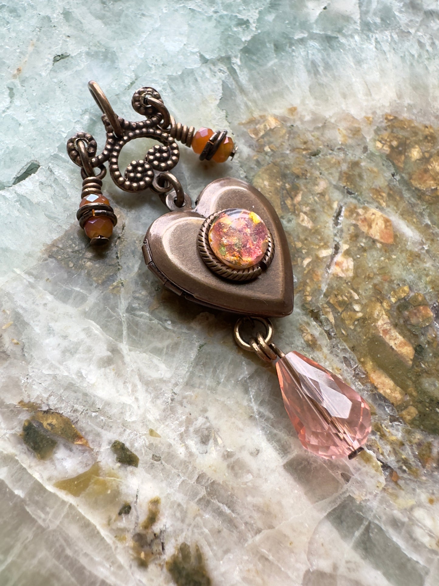 Thorn Maiden’s Heart - Vintage Drop Pendant Kit - Vintaj Idaho Design - 11/5/2025