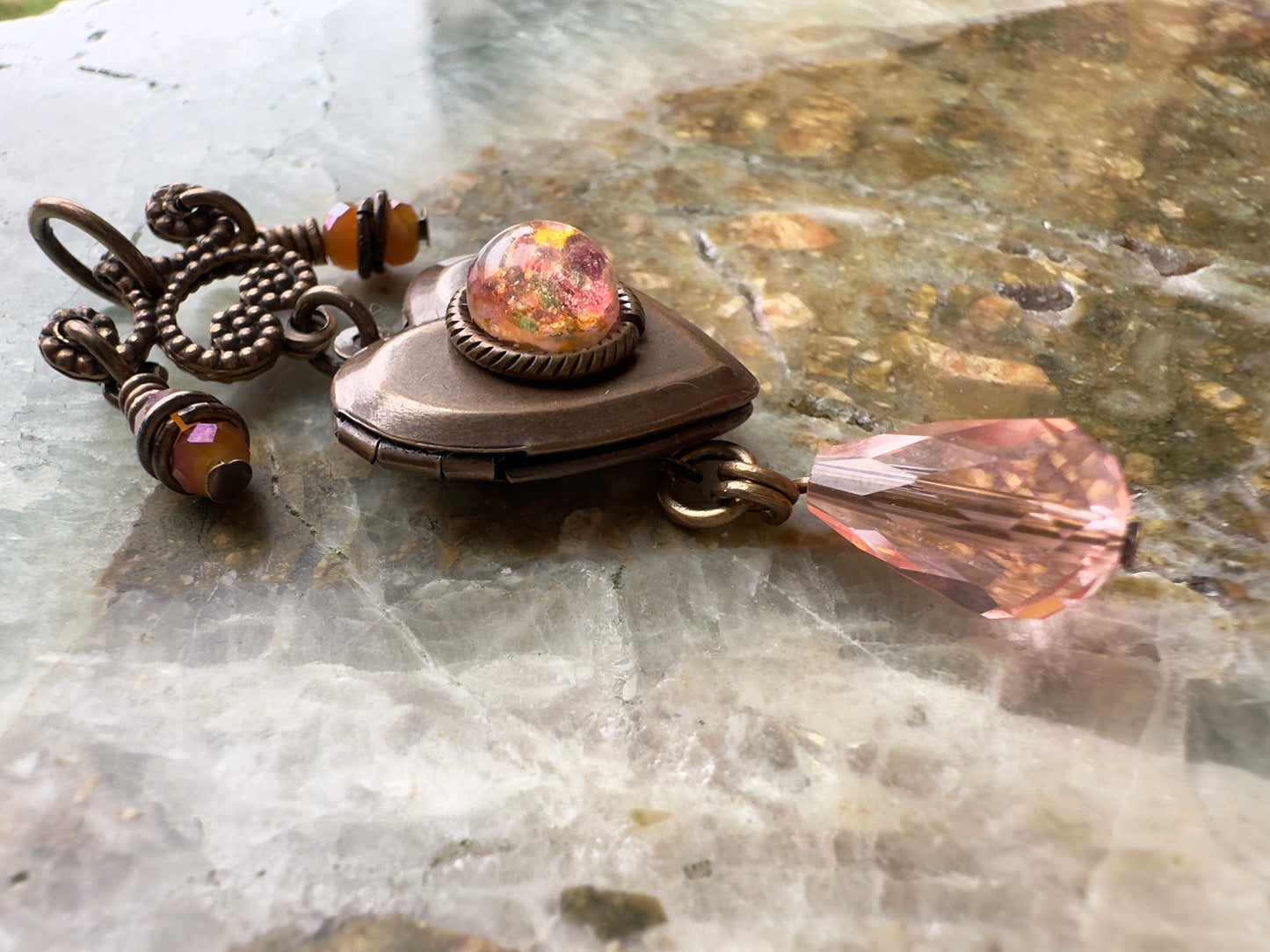 Thorn Maiden’s Heart - Vintage Drop Pendant Kit - Vintaj Idaho Design - 11/5/2025