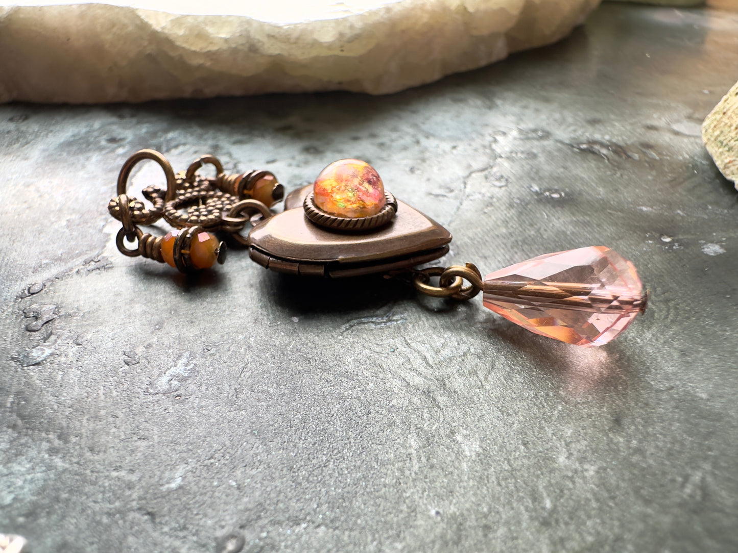 Thorn Maiden’s Heart - Vintage Drop Pendant Kit - Vintaj Idaho Design - 11/5/2025