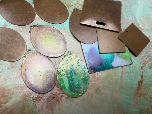 18 Pc Natural Brass Blanks MIX - Vintaj Design - 2/5/25 - Vintaj Live Shop