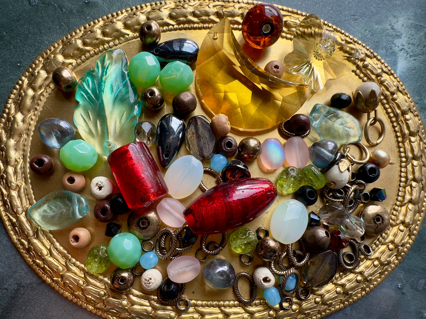 Ember of Dawn - Vintage Bead Mix - Vintaj Idaho Design - 11/5/2025