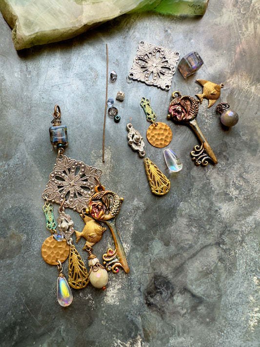 Siren’s Stash - JAFF Pendants Kit - Vintaj Idaho Design - 9/11/2025