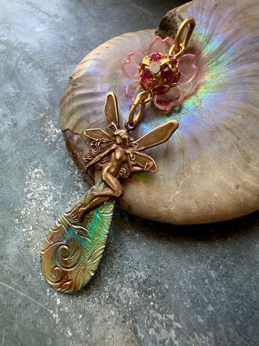 Pixi Plume - Handmade Finished Pendant - Vintaj Idaho Design - 9/5/2025