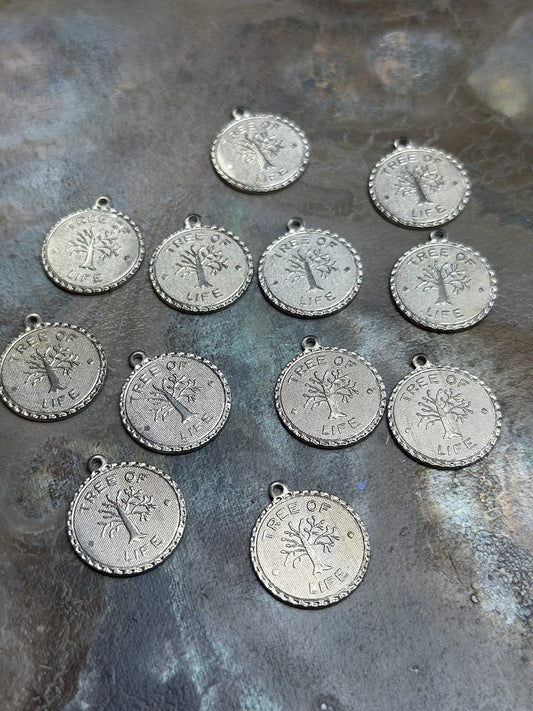12 Pcs Tree of Life - BULK UP - Vintaj Design - 1/8/25