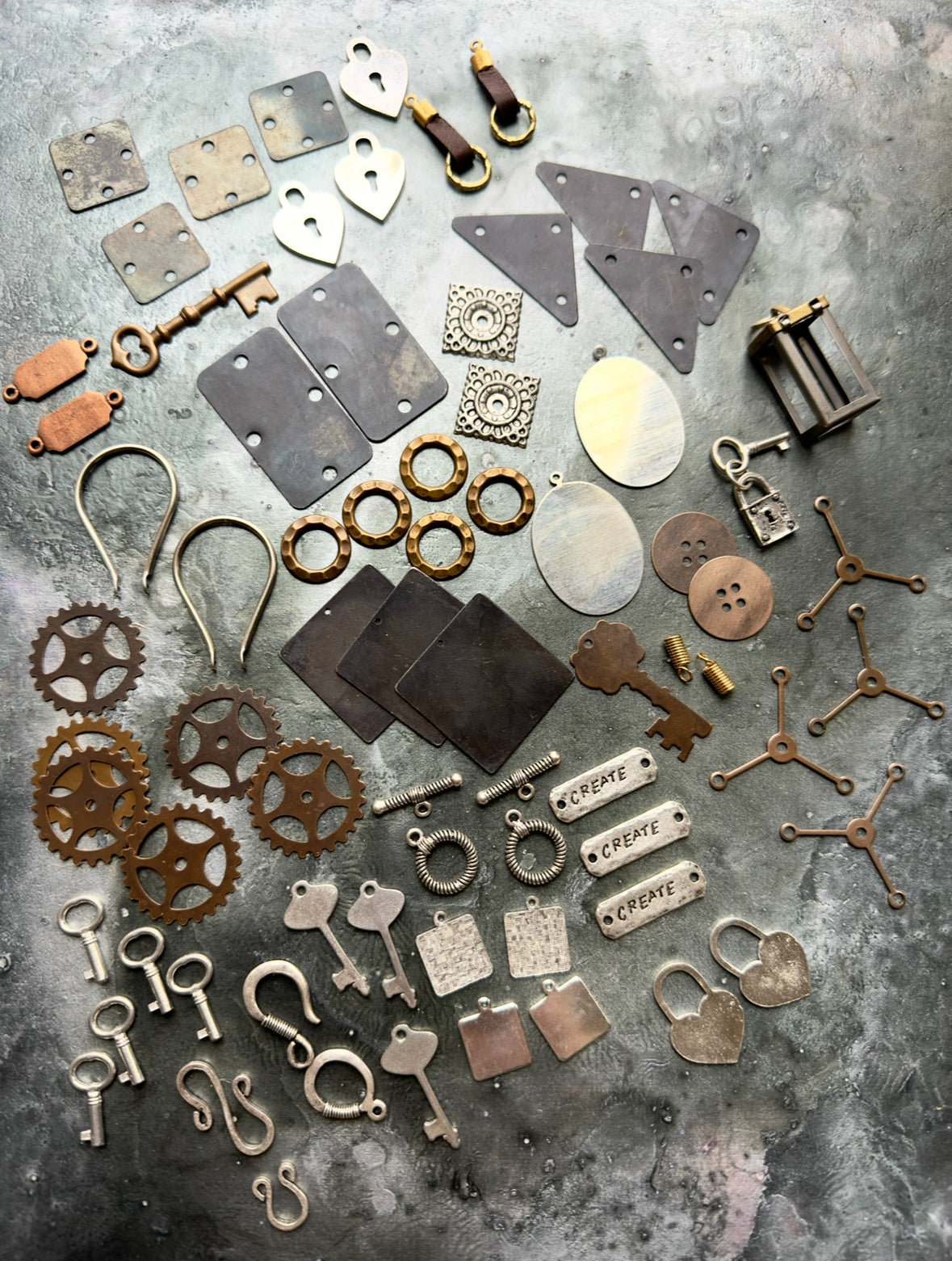 80+ pcs Steampunk Lot - Vintaj Idaho - 12/3/25