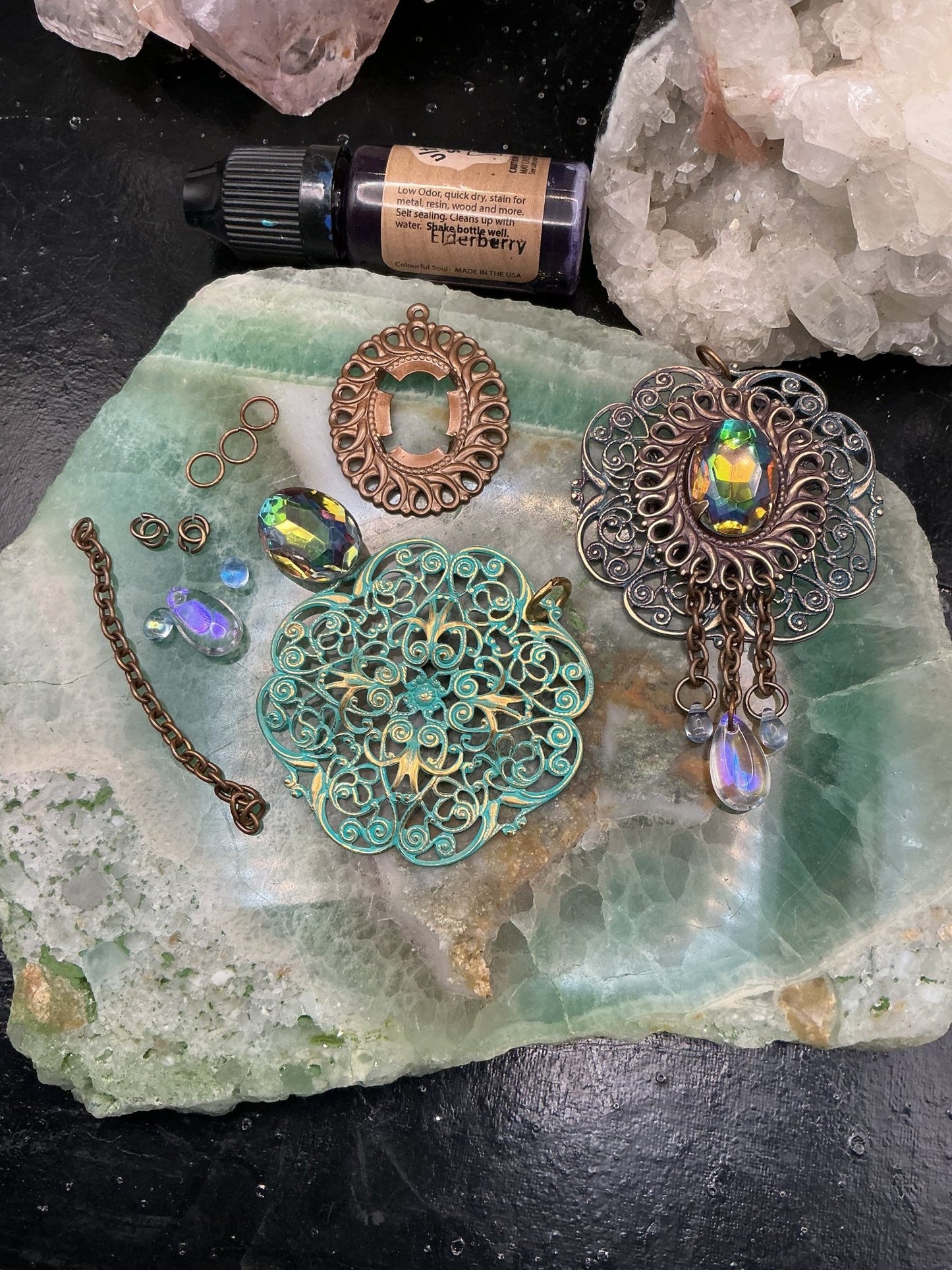 Alchemist’s Garden Pendant Kit - VLS Idaho - 8/13/26 - Vintaj Live Shop ID