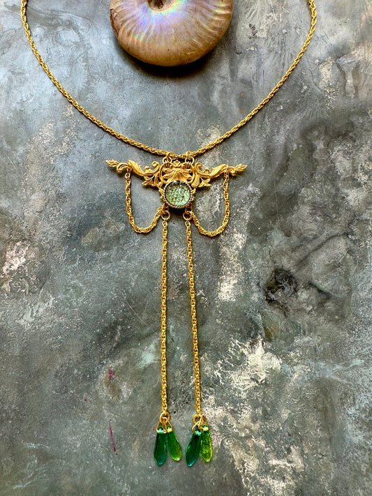 Atlantis Rising - Gold Plated Vintage Necklace Kit - Vintaj Idaho Design - 9/9/2025 - Vintaj Live Shop ID