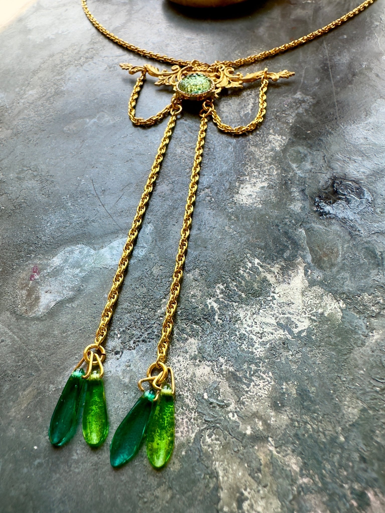Atlantis Rising - Gold Plated Vintage Necklace Kit - Vintaj Idaho Design - 9/9/2025 - Vintaj Live Shop ID