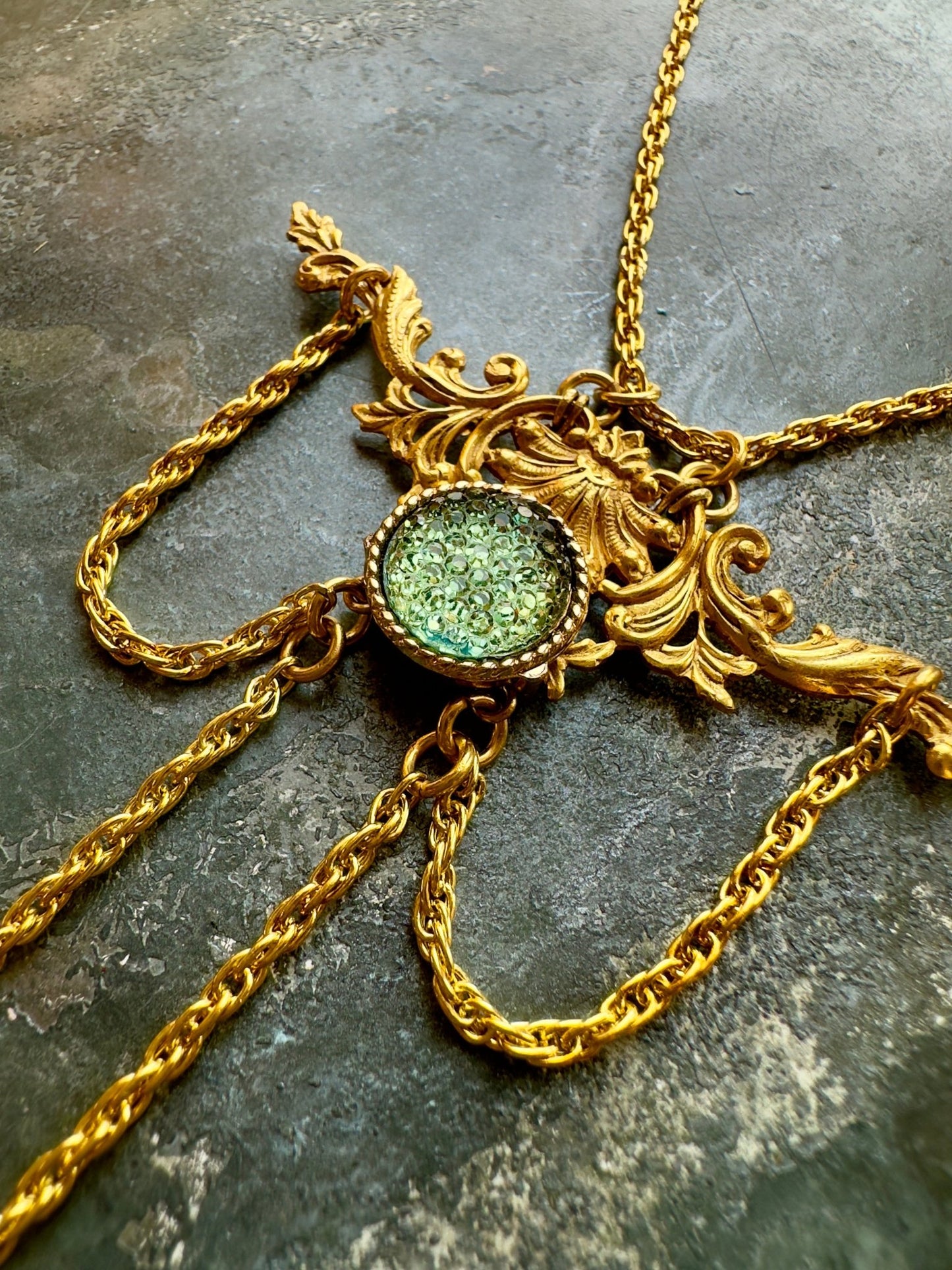 Atlantis Rising - Gold Plated Vintage Necklace Kit - Vintaj Idaho Design - 9/9/2025 - Vintaj Live Shop ID