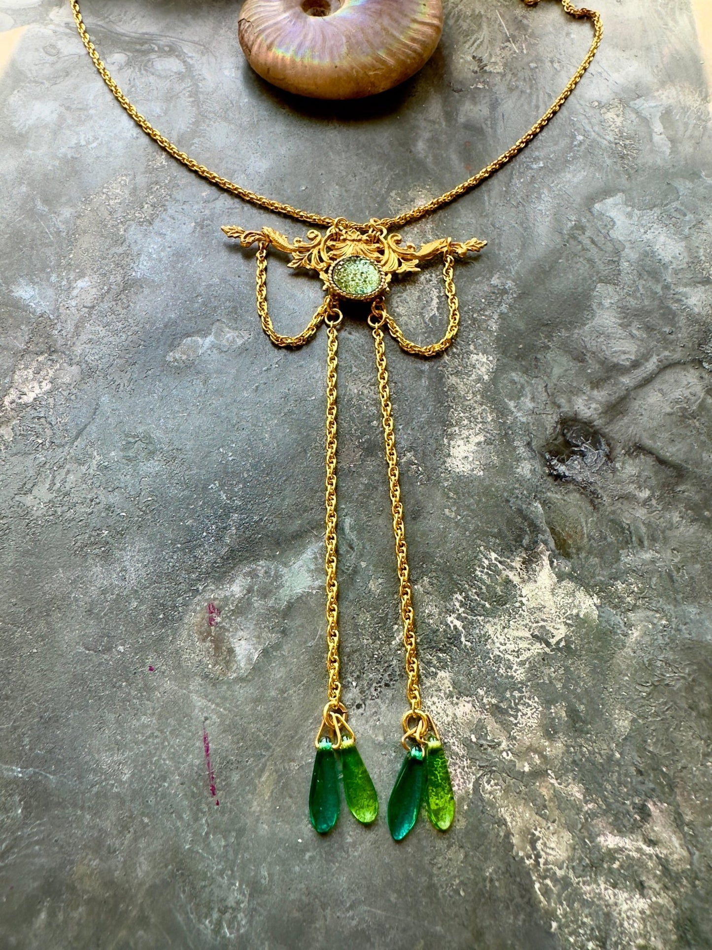 Atlantis Rising - Gold Plated Vintage Necklace Kit - Vintaj Idaho Design - 9/9/2025 - Vintaj Live Shop ID