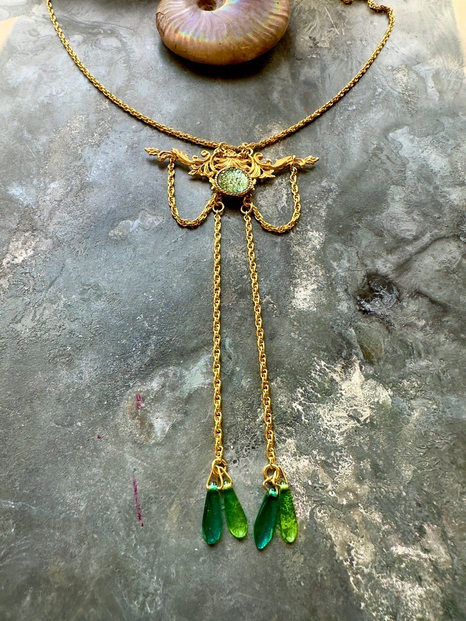 Atlantis Rising - Gold Plated Vintage Necklace Kit - Vintaj Idaho Design - 9/9/2025 - Vintaj Live Shop ID