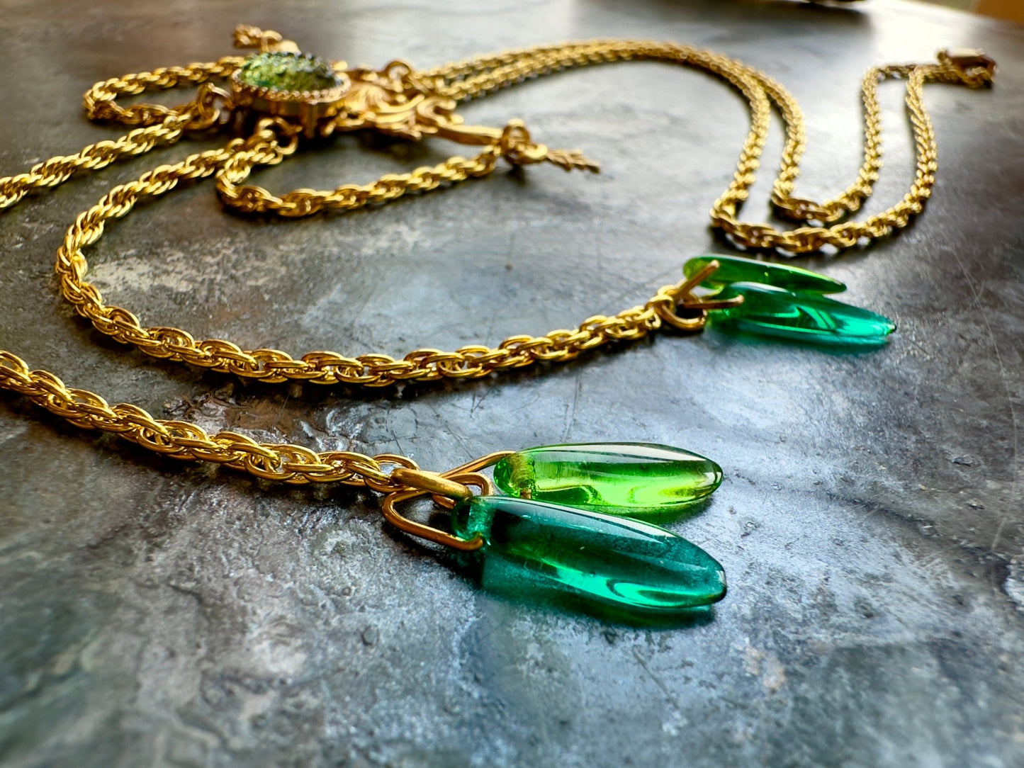 Atlantis Rising - Gold Plated Vintage Necklace Kit - Vintaj Idaho Design - 9/9/2025 - Vintaj Live Shop ID