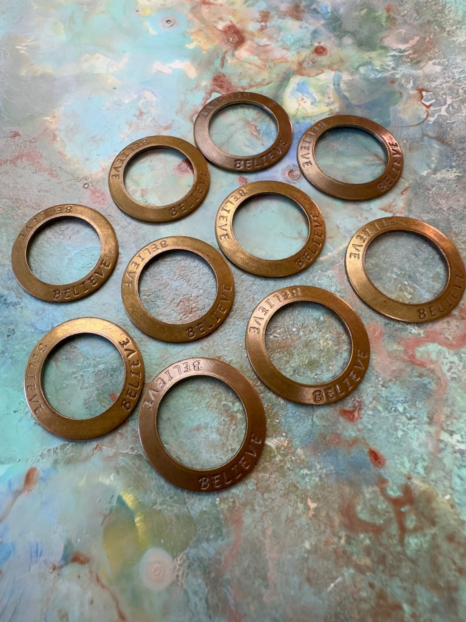 August "BULK UP" Days - Believe Ring 10 Pcs Pendants - Vintaj - 8/21 - Vintaj Live Shop ID
