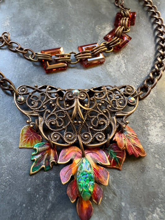 Autumn’s Lace - Necklace & Bracelet Kit - Vintaj Idaho Design - 9/24/2025 - Vintaj Live Shop ID