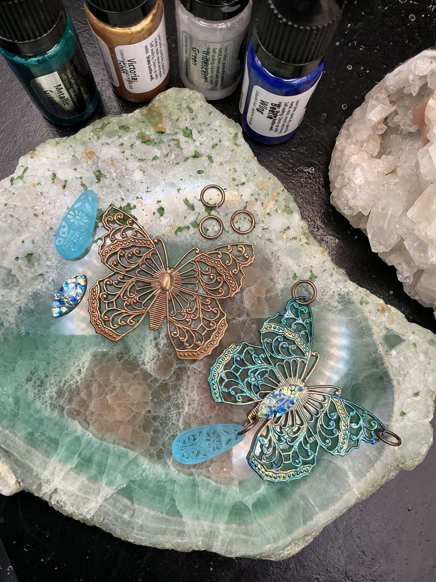 Azure Faerie Pendant Kit - VLS Idaho - 8/13/26 - Vintaj Live Shop ID