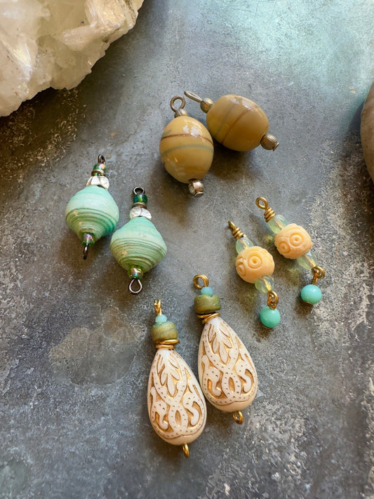 Baubles Below - 4 Pair Vintage Bead Stack Kit - Vintaj Idaho Design - 8/20/2025 - Vintaj Live Shop ID