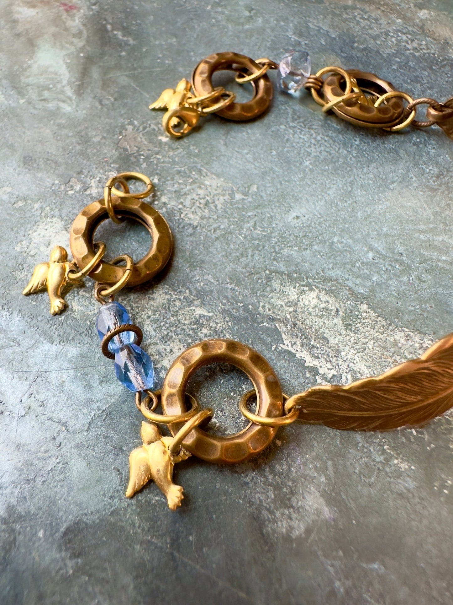 Blue - Wing Bloom - Bracelet Kit - Vintaj Idaho Design - 8/27/2025 - Vintaj Live Shop ID