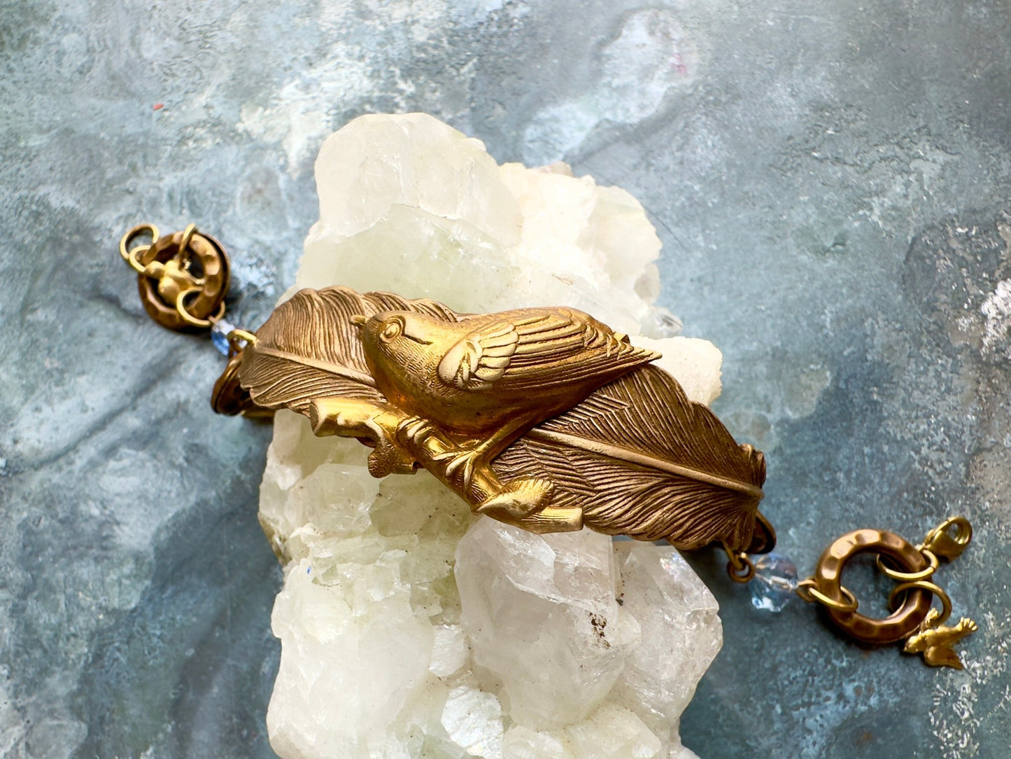 Blue - Wing Bloom - Bracelet Kit - Vintaj Idaho Design - 8/27/2025 - Vintaj Live Shop ID