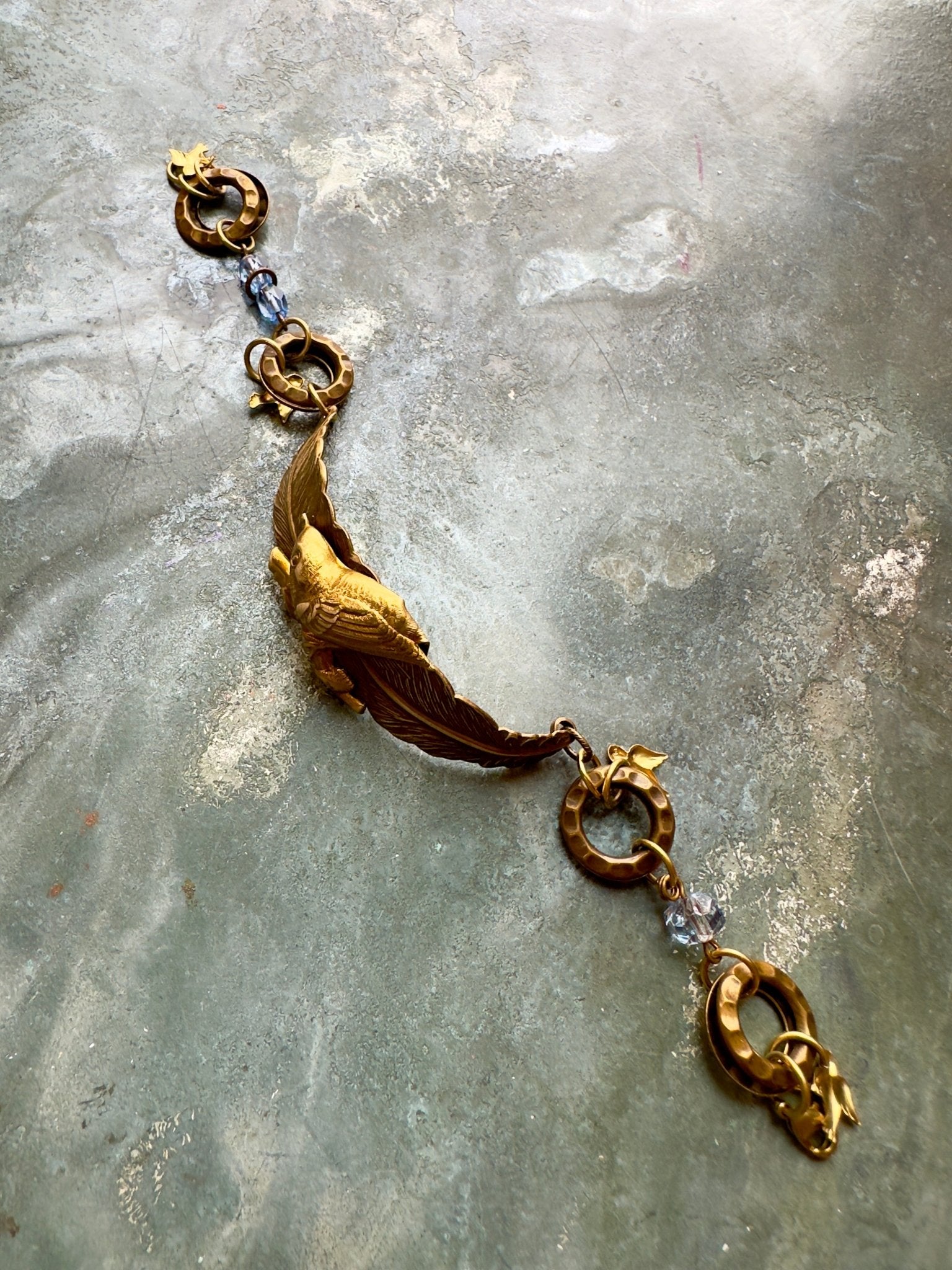 Blue - Wing Bloom - Bracelet Kit - Vintaj Idaho Design - 8/27/2025 - Vintaj Live Shop ID