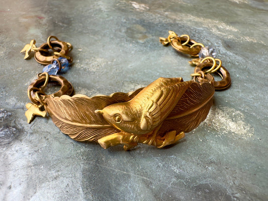 Blue - Wing Bloom - Bracelet Kit - Vintaj Idaho Design - 8/27/2025 - Vintaj Live Shop ID