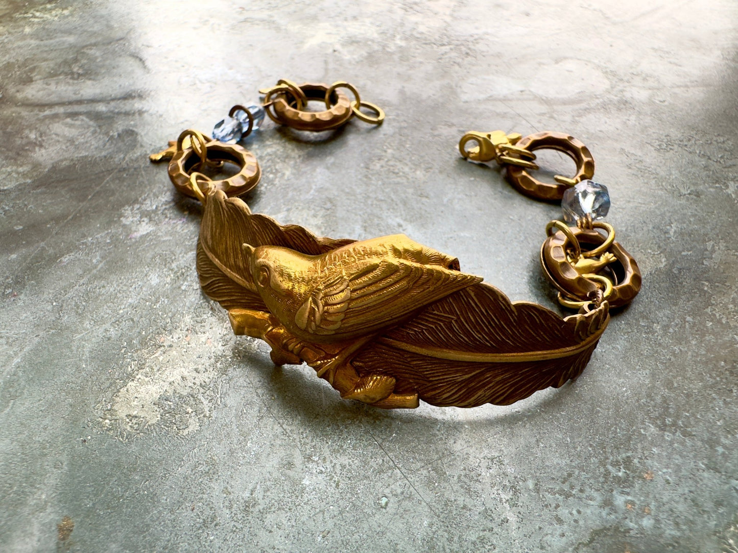 Blue - Wing Bloom - Bracelet Kit - Vintaj Idaho Design - 8/27/2025 - Vintaj Live Shop ID