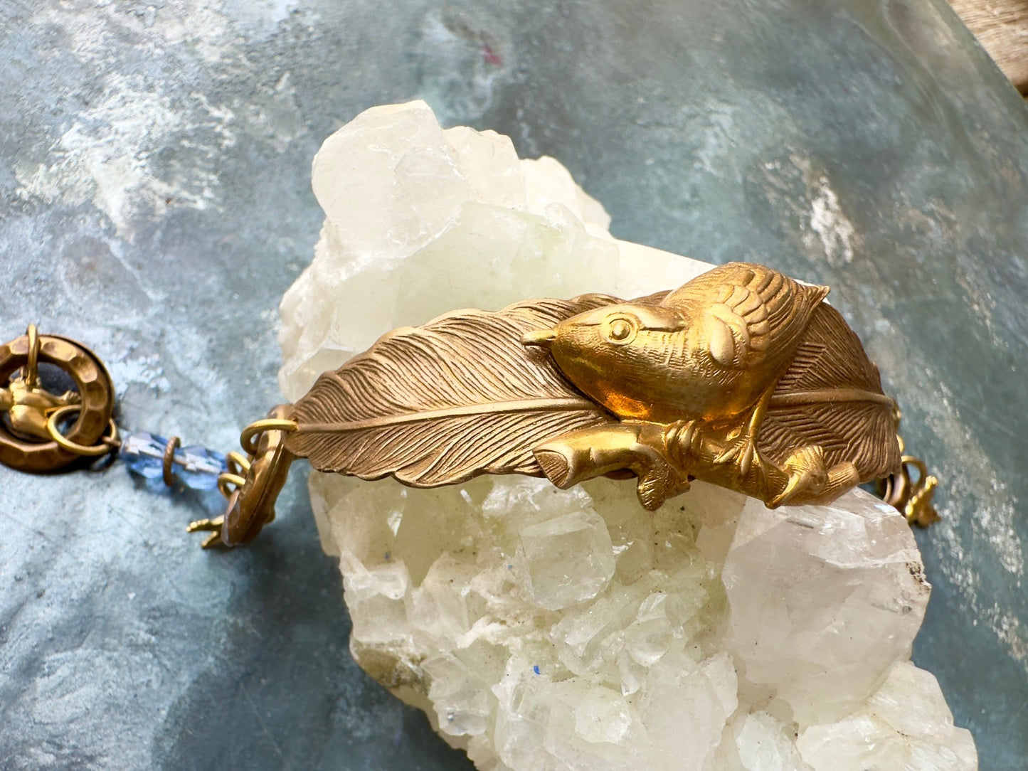 Blue - Wing Bloom - Bracelet Kit - Vintaj Idaho Design - 8/27/2025 - Vintaj Live Shop ID