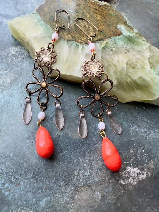 Blush & Bloom JAFF - Earrings Kit - Vintaj Idaho Design - 8/6/2025 - Vintaj Live Shop ID