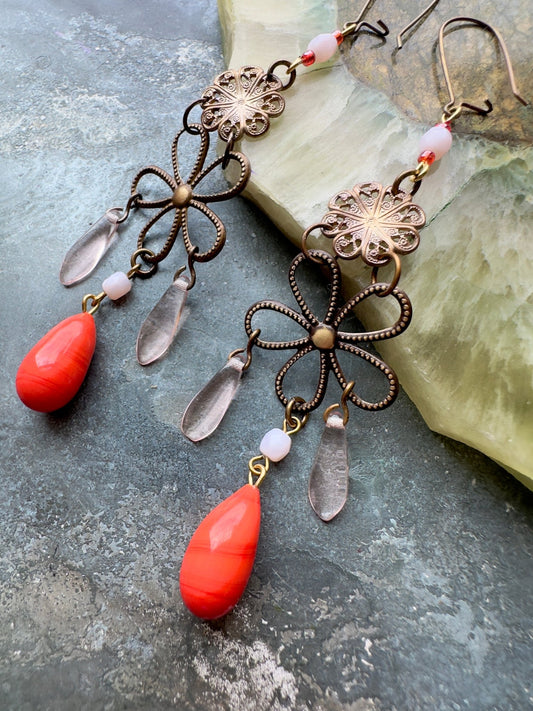 Blush & Bloom JAFF - Earrings Kit - Vintaj Idaho Design - 8/6/2025 - Vintaj Live Shop ID