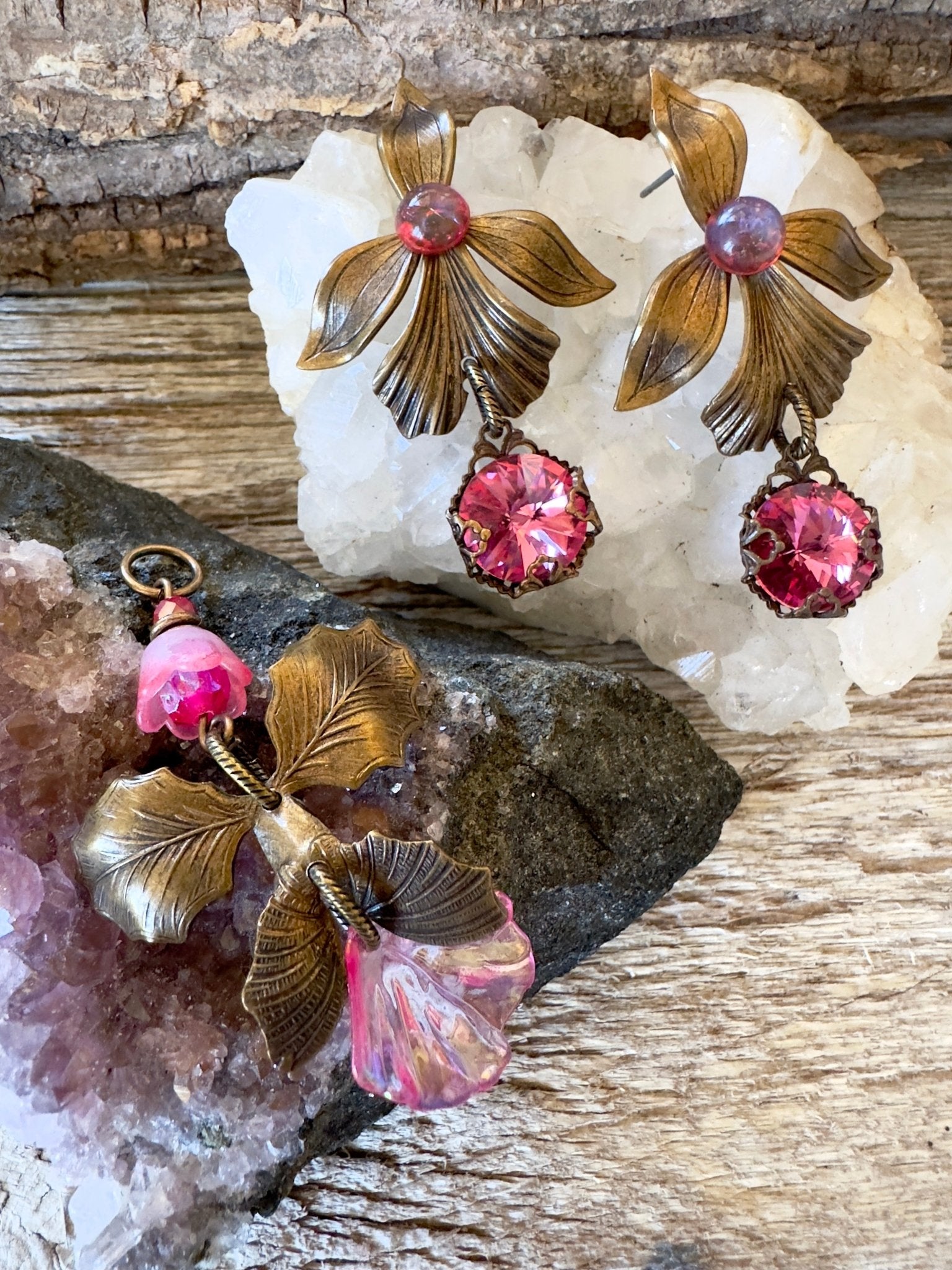 Calla Lily Ember - Pendant Earrings Kit - 5/23/2025 - Vintaj Live Shop ID