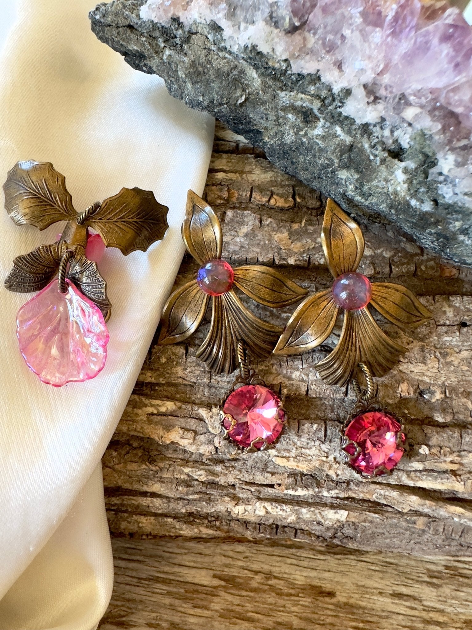 Calla Lily Ember - Pendant Earrings Kit - 5/23/2025 - Vintaj Live Shop ID