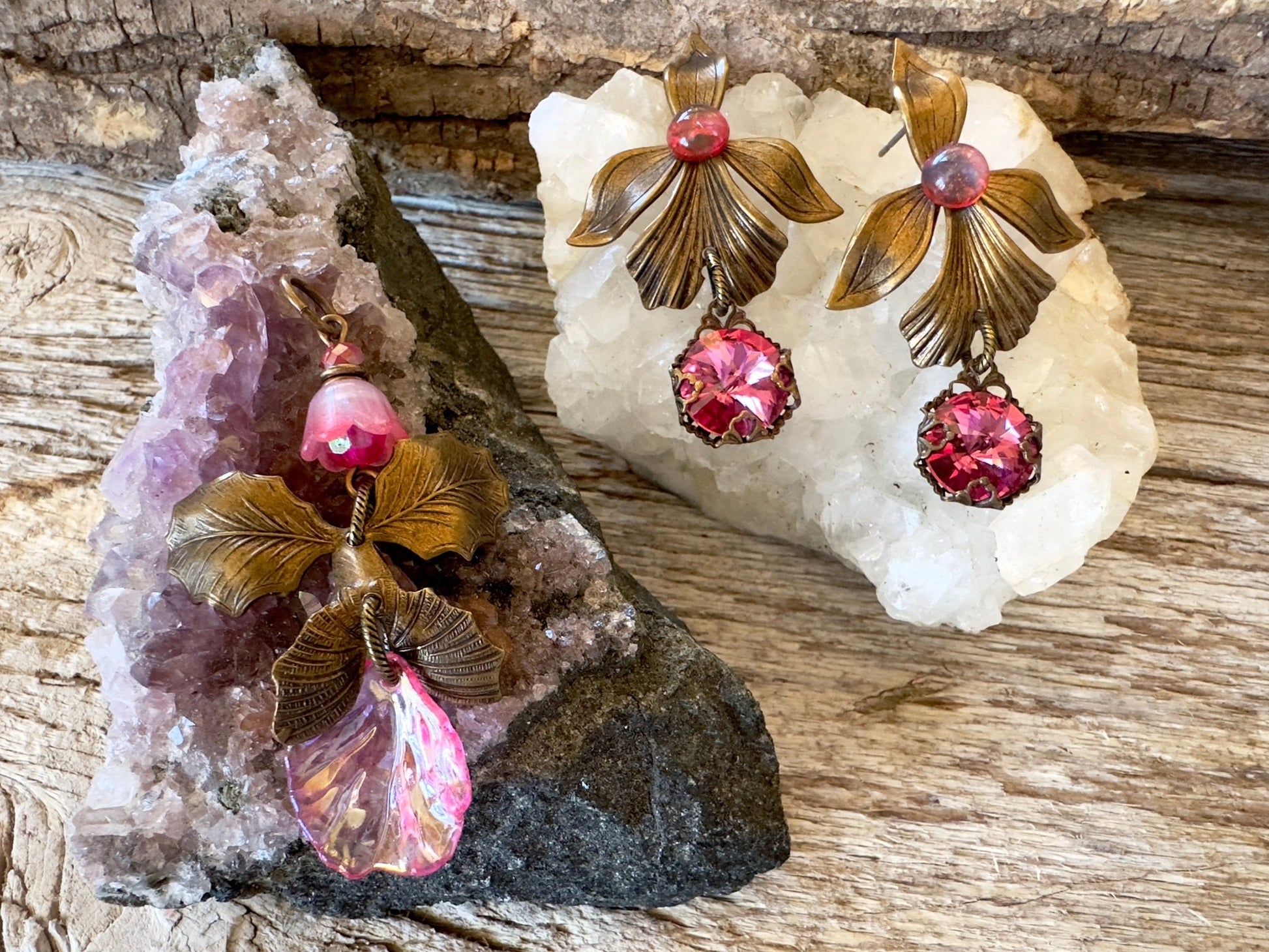 Calla Lily Ember - Pendant Earrings Kit - 5/23/2025 - Vintaj Live Shop ID
