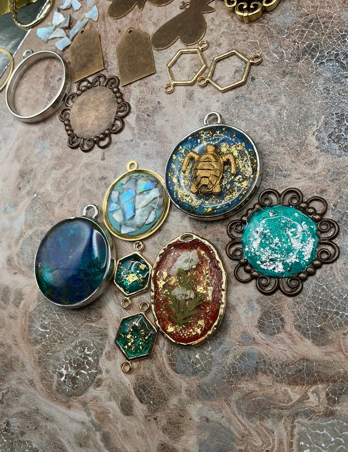 Coastal Crafter Resin Inspo Pack - VLS Idaho - 7/3/26 - Vintaj Live Shop ID