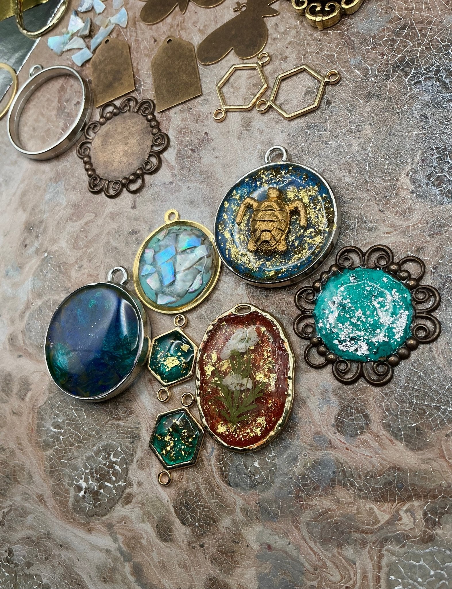 Coastal Crafter Resin Inspo Pack - VLS Idaho - 7/3/26 - Vintaj Live Shop ID