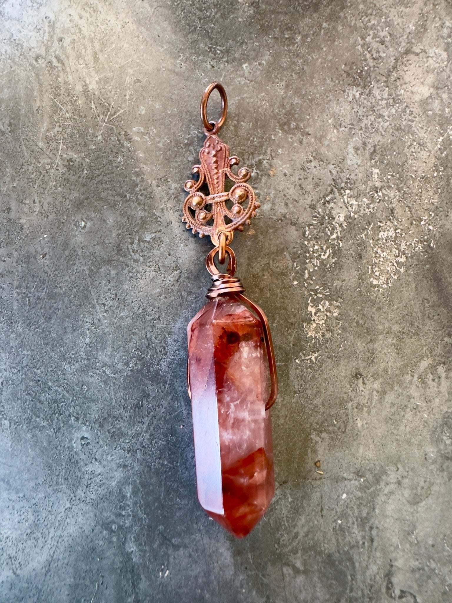 Crimson Ember Crystal Pendant Kit - Vintaj Idaho Design - 7/30/2025 - Vintaj Live Shop ID