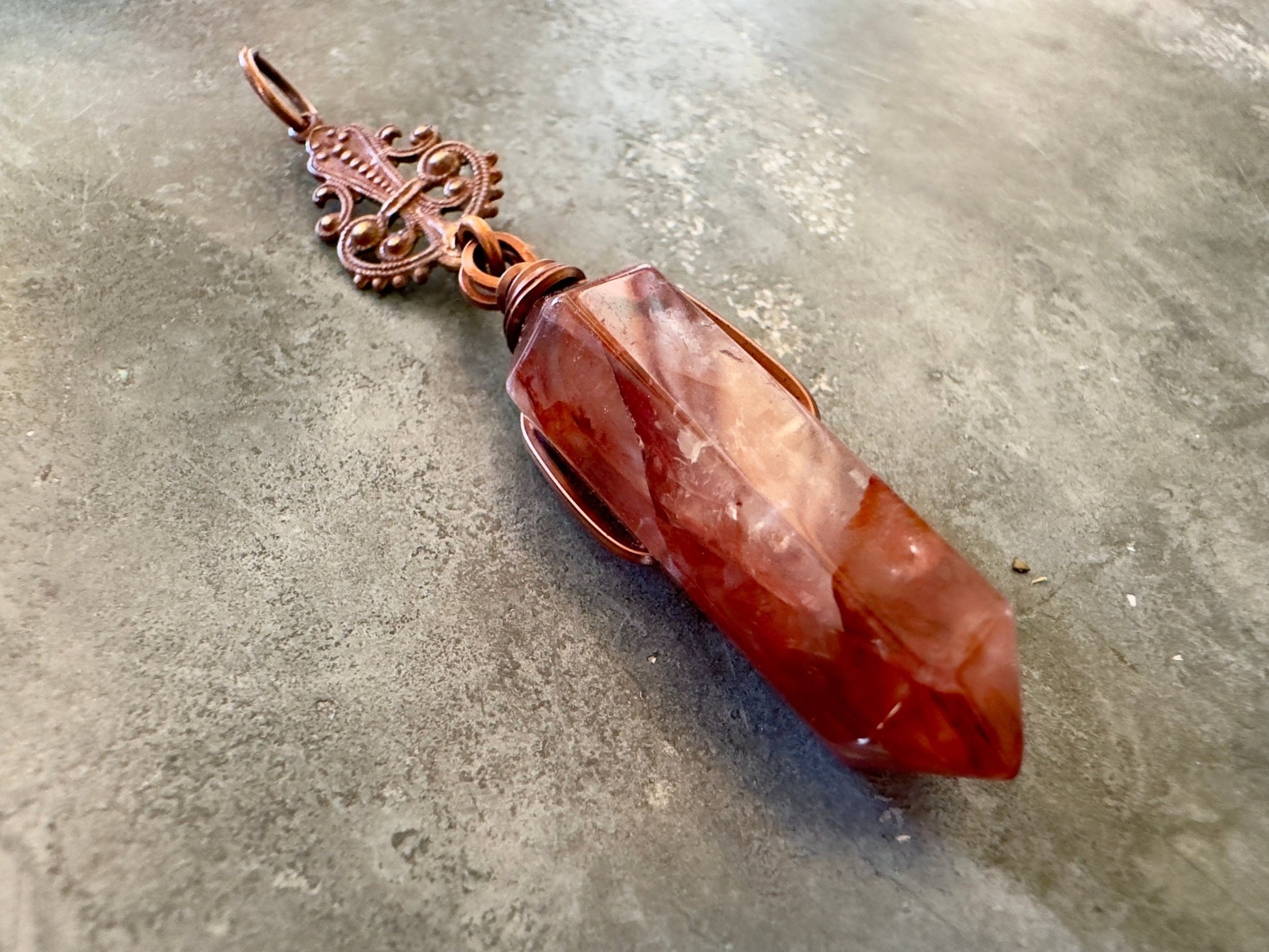 Crimson Ember Crystal Pendant Kit - Vintaj Idaho Design - 7/30/2025 - Vintaj Live Shop ID