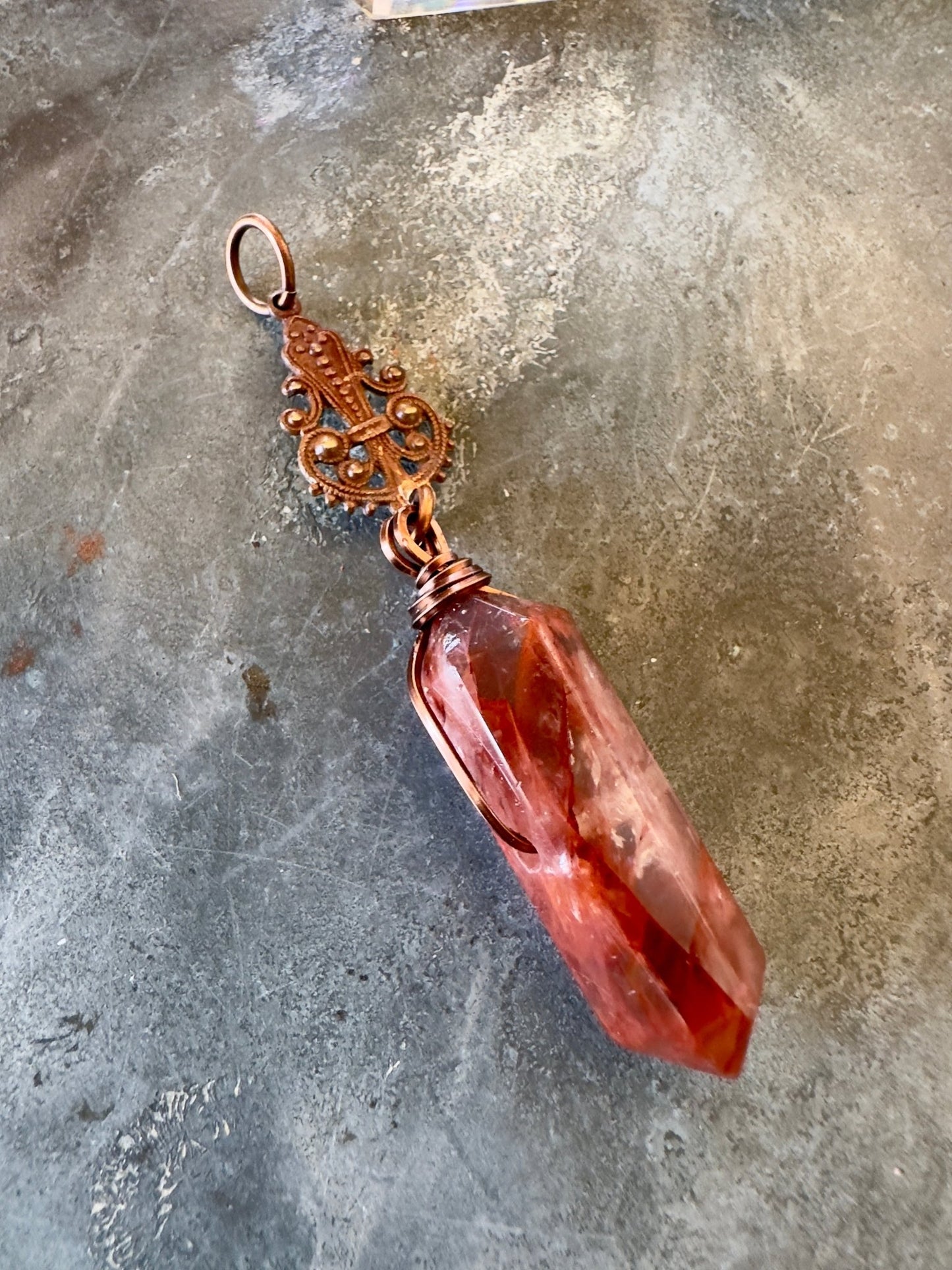 Crimson Ember Crystal Pendant Kit - Vintaj Idaho Design - 7/30/2025 - Vintaj Live Shop ID
