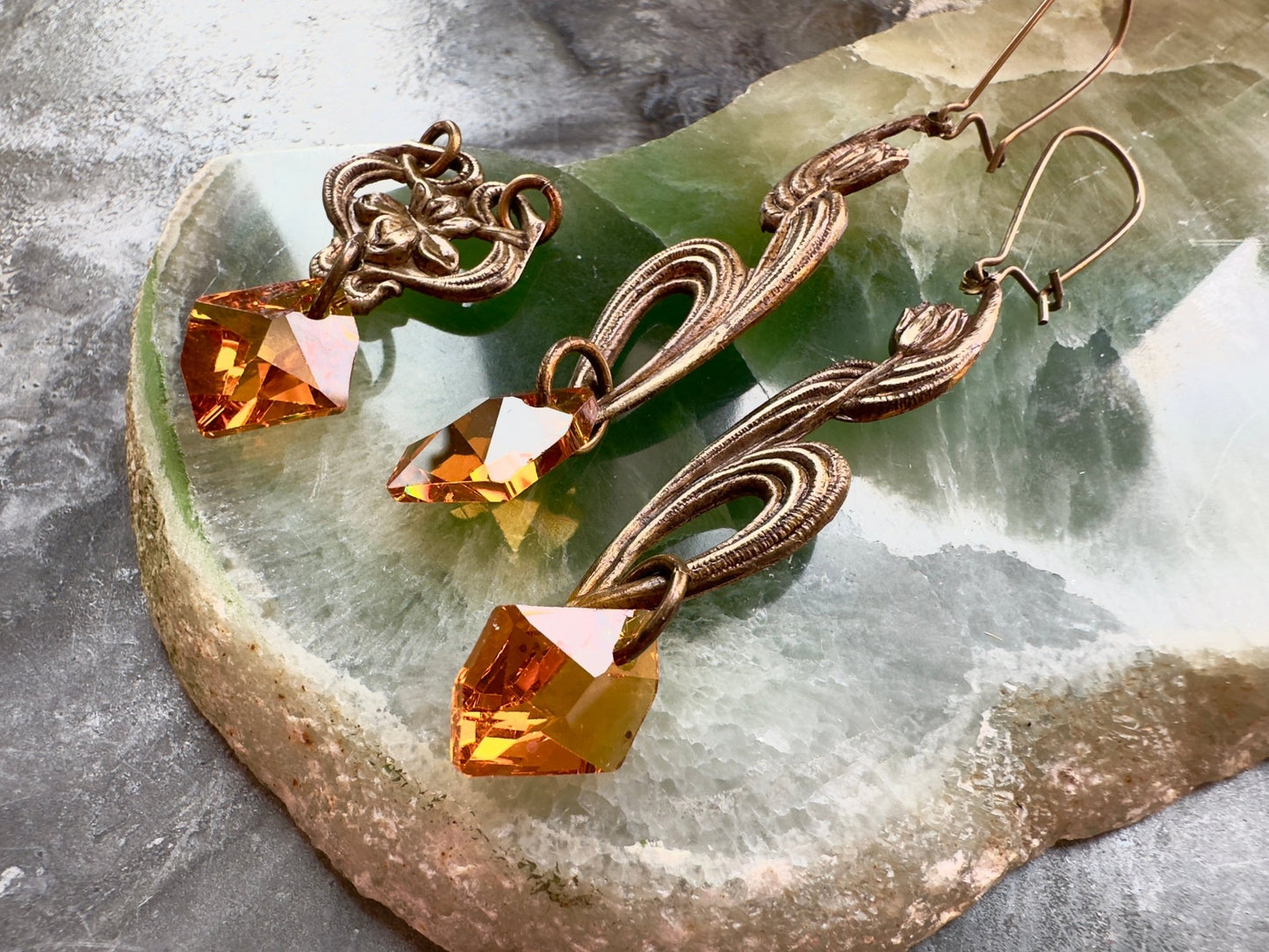 Crystalline Lotus - Pendant & Earring Kit - Vintaj Idaho Design - 10/1/2025 - Vintaj Live Shop ID