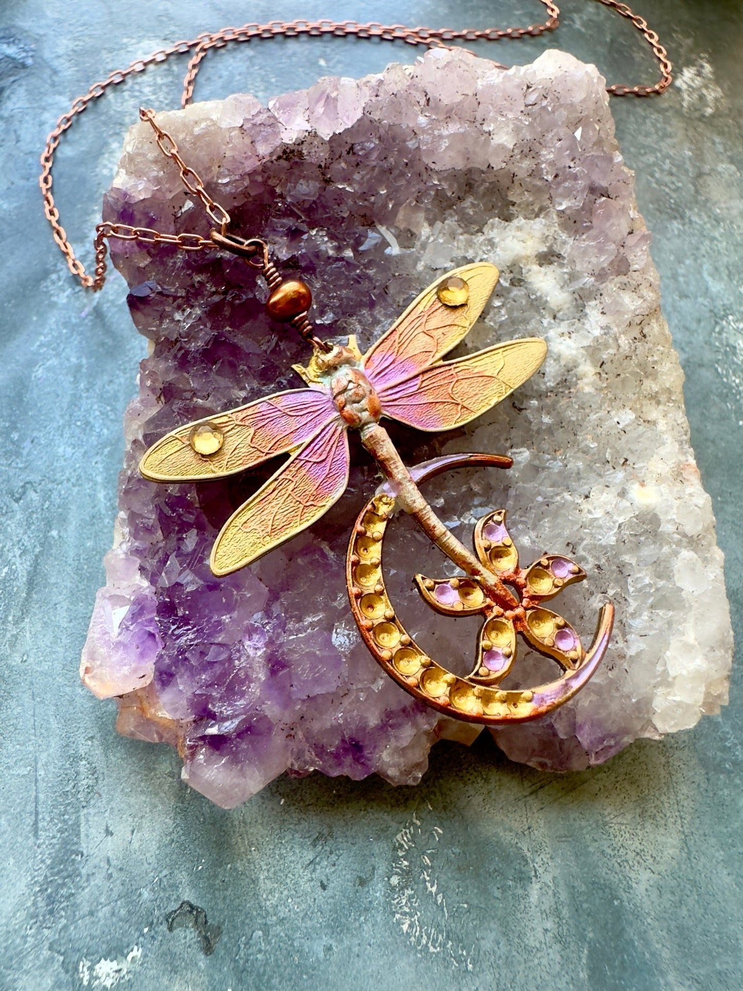 Dragon Moon - Necklace Kit - Vintaj Idaho Design - 9/3/2025 - Vintaj Live Shop ID