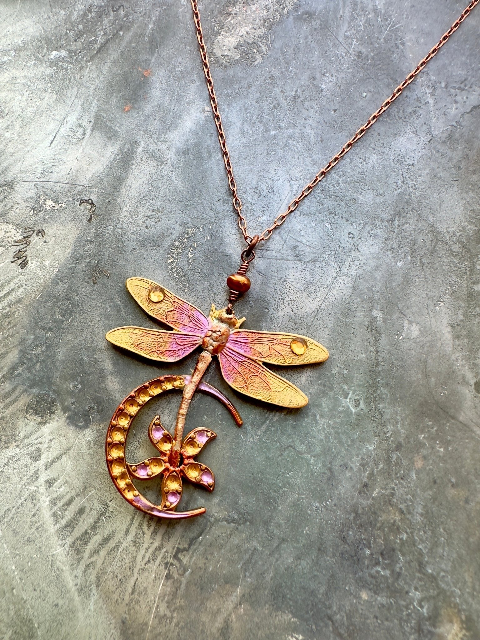 Dragon Moon - Necklace Kit - Vintaj Idaho Design - 9/3/2025 - Vintaj Live Shop ID