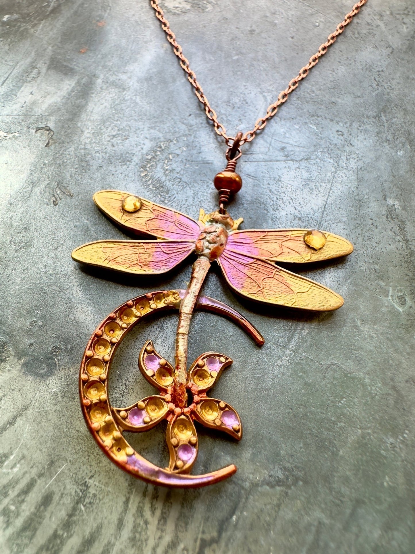Dragon Moon - Necklace Kit - Vintaj Idaho Design - 9/3/2025 - Vintaj Live Shop ID