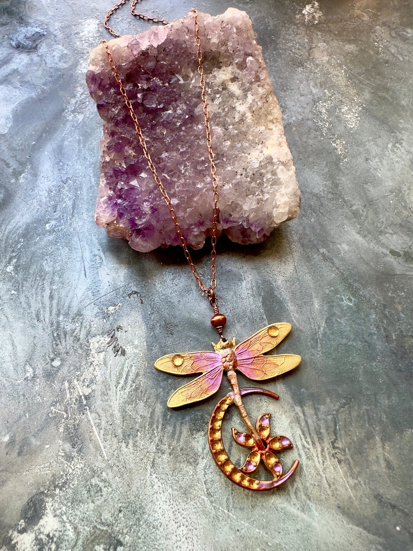 Dragon Moon - Necklace Kit - Vintaj Idaho Design - 9/3/2025 - Vintaj Live Shop ID