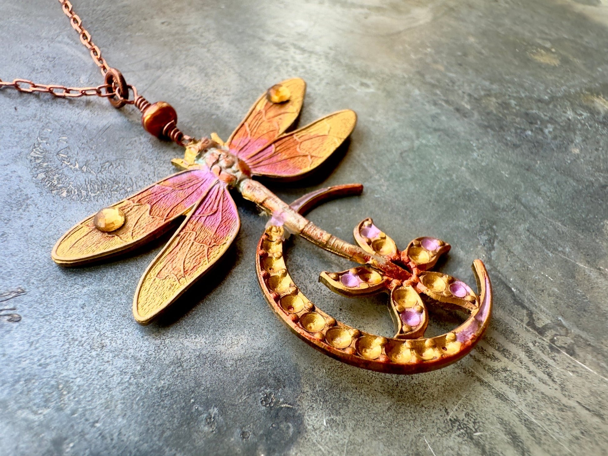 Dragon Moon - Necklace Kit - Vintaj Idaho Design - 9/3/2025 - Vintaj Live Shop ID