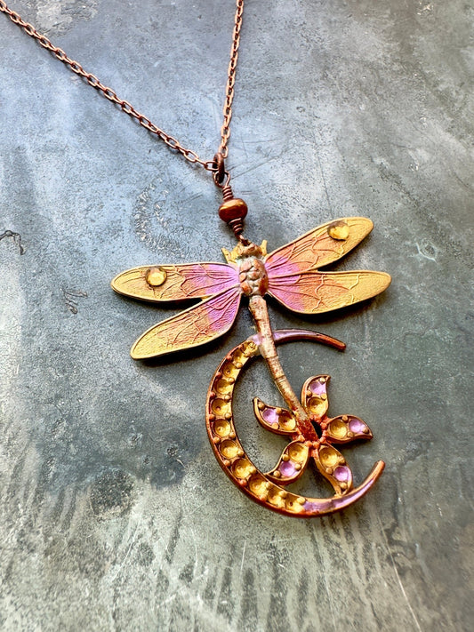 Dragon Moon - Necklace Kit - Vintaj Idaho Design - 9/3/2025 - Vintaj Live Shop ID