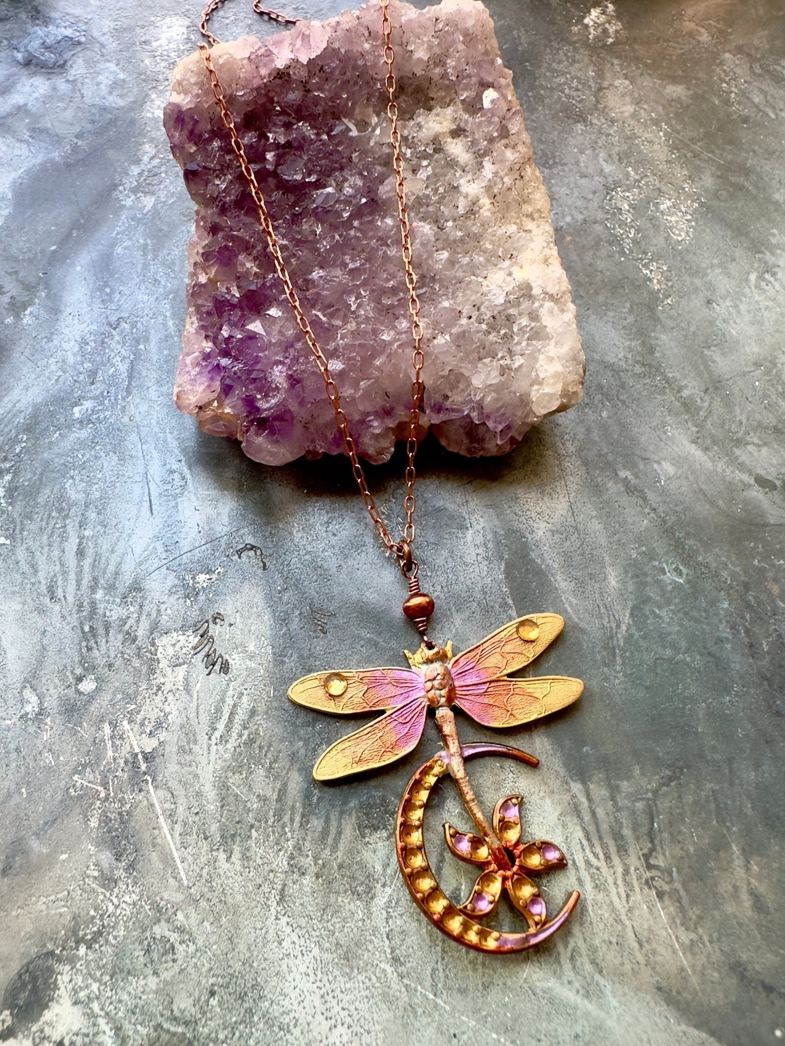 Dragon Moon - Necklace Kit - Vintaj Idaho Design - 9/3/2025 - Vintaj Live Shop ID