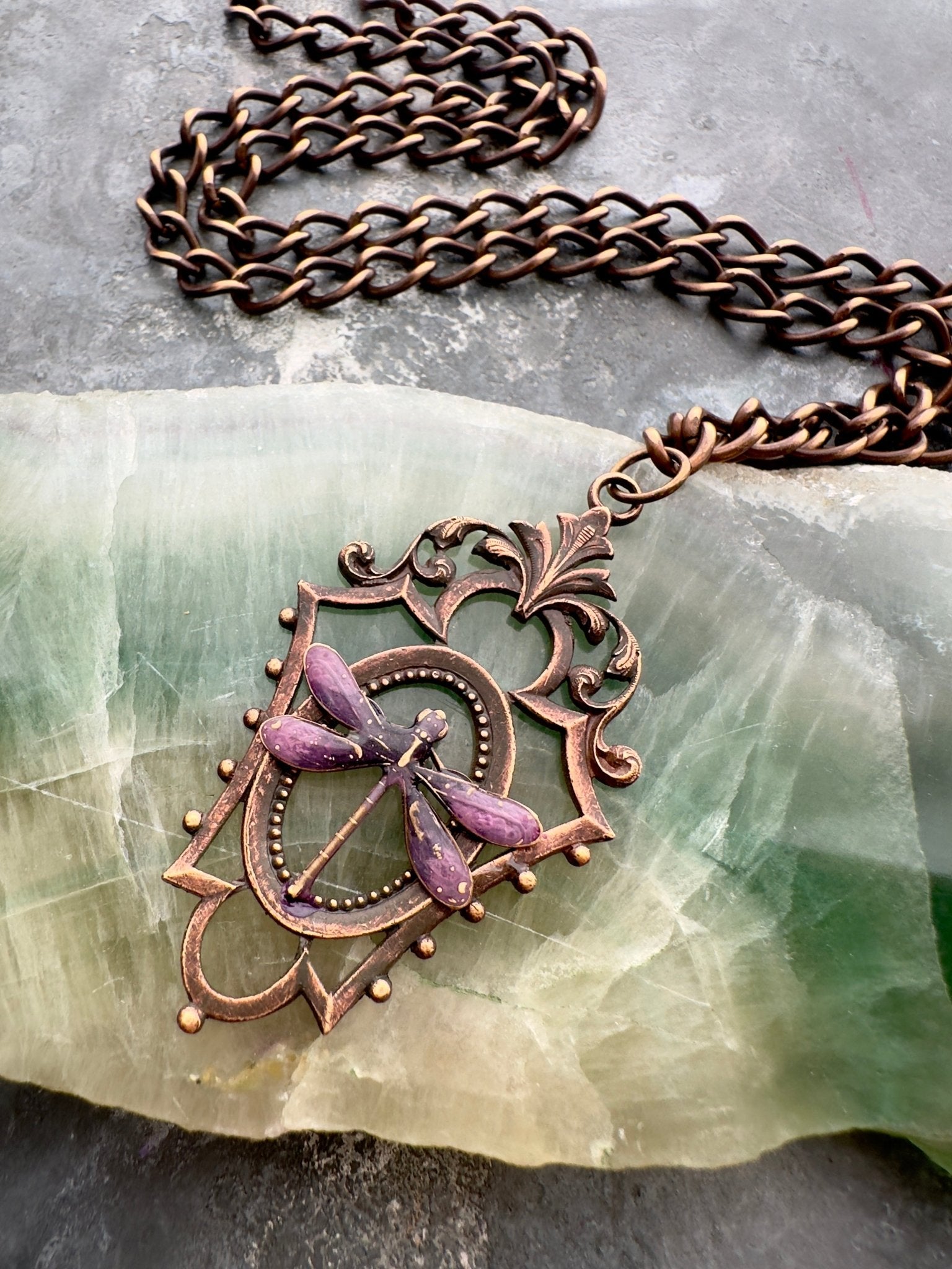 Dragonfly Princess Necklace Kit - Vintaj Idaho Design - 10/15/2025 - Vintaj Live Shop ID