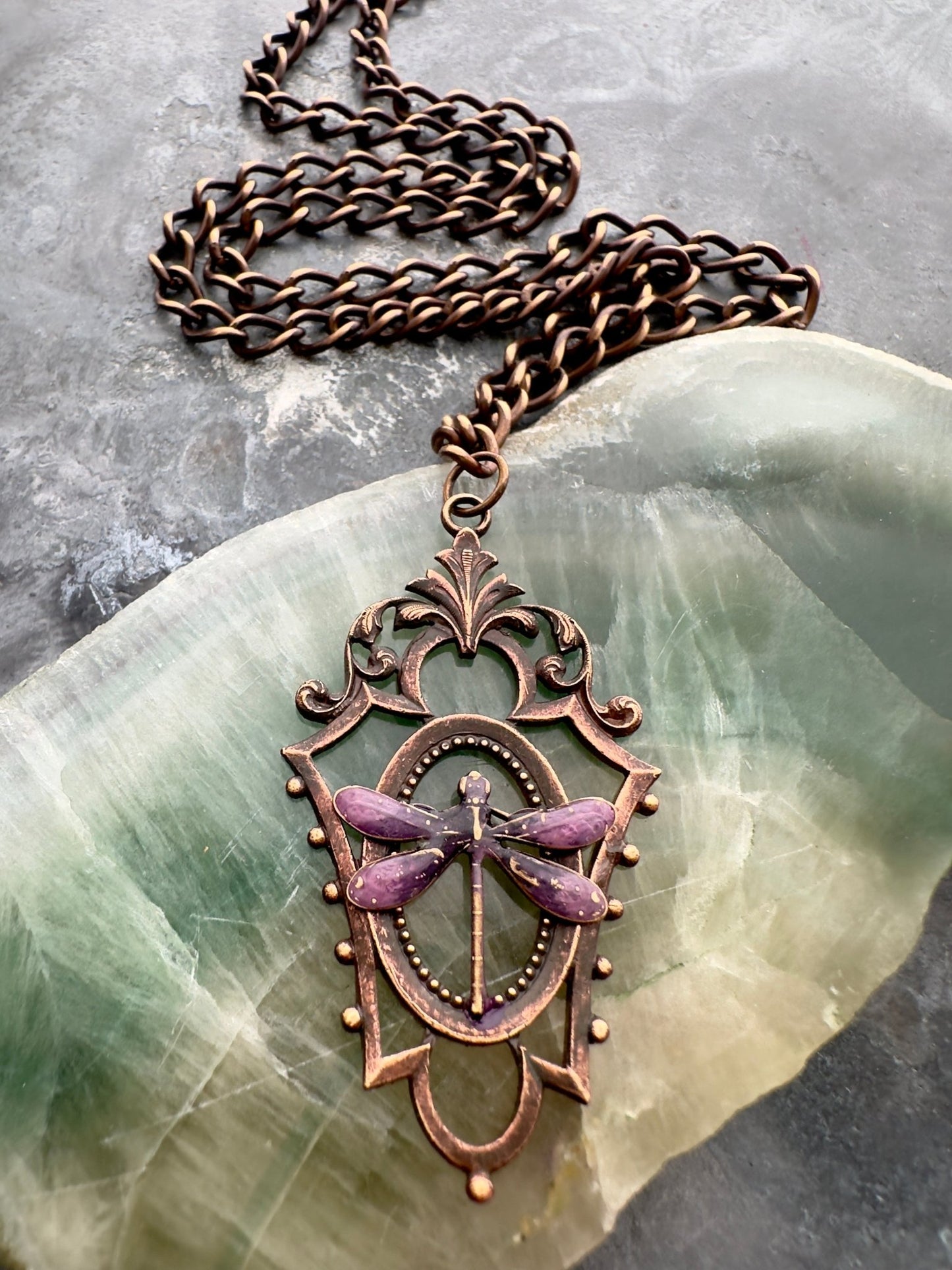 Dragonfly Princess Necklace Kit - Vintaj Idaho Design - 10/15/2025 - Vintaj Live Shop ID